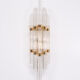 Crystal glass venini wall lamp, 1970s