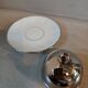 Individual porcelain butter dish