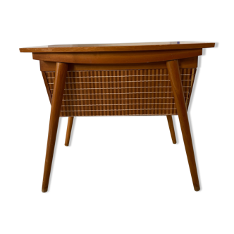 Danish Teak storage or sewing furniture worker 1960