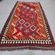 Vintage Persian Qasgai Kilim 270x163 cm Wool Kelim Rug Large Red, Black, Colorful