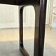 Vintage extendable dining table – sled base – modernist design