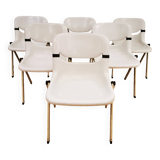 Suite of 6 DORSAL chairs by E. Ambas & G. Pirelli