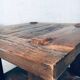 Wabi Sabi Style Oak Side Table, France, 1930s