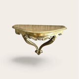 Console baroque bois doré vintage