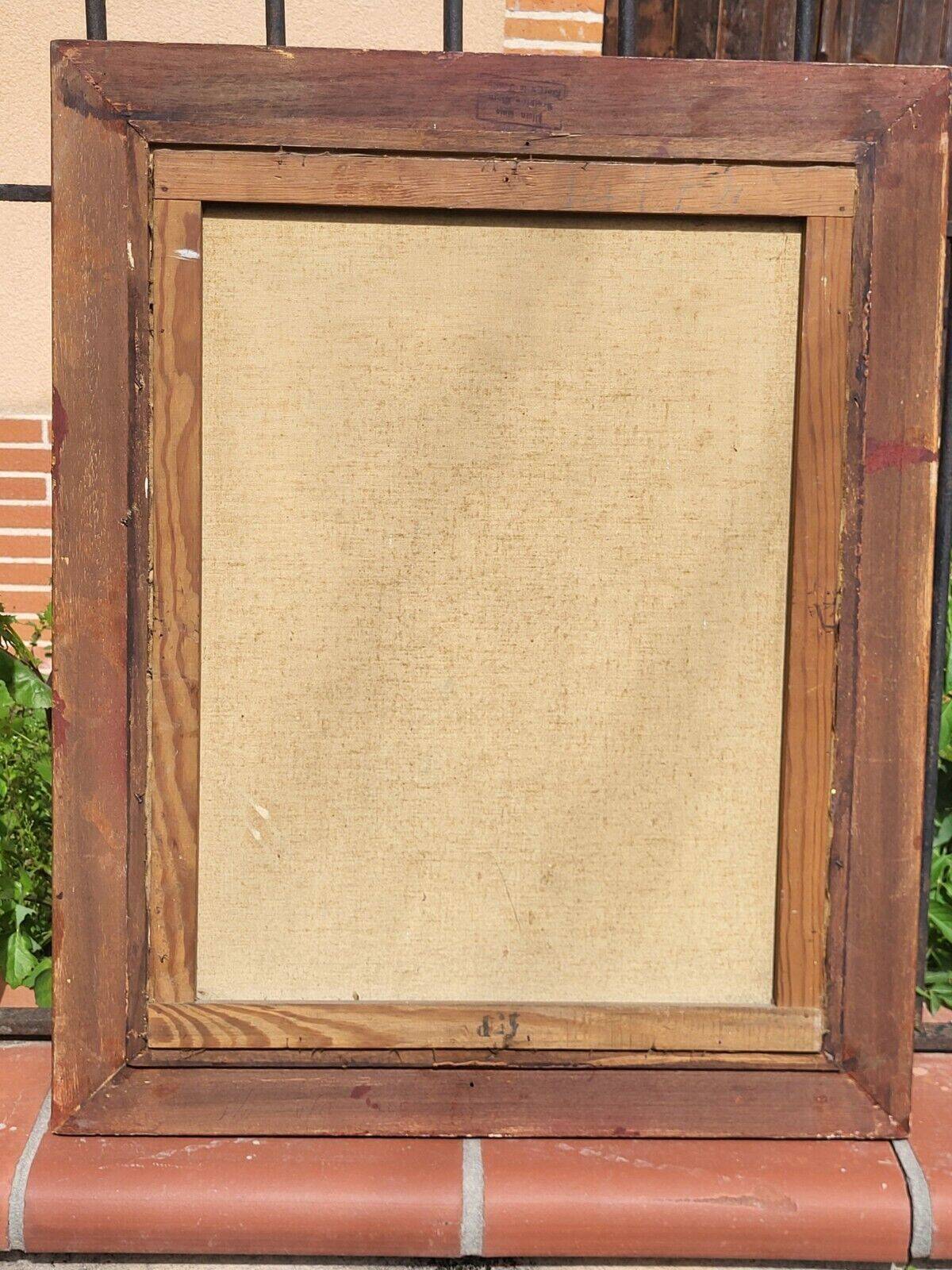 Signed Antique French Oil Painting – Cardinals in Luxurious Setting, 19th C