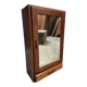 Old hanging cupboard medicine cabinet with mirror and drawer