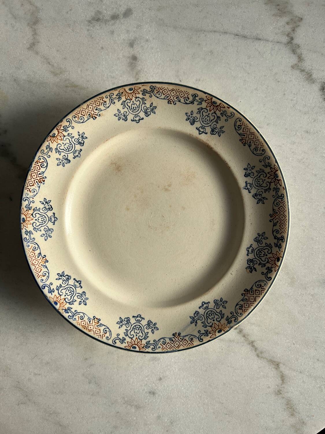 Presentation dish type compotier Longwy ironstone