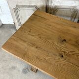 Raw bleached wood table