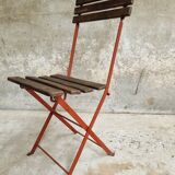 Antique bistro set folding garden set