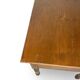 Italian pine wood centre writing desk from the 1960s, a reproduction o