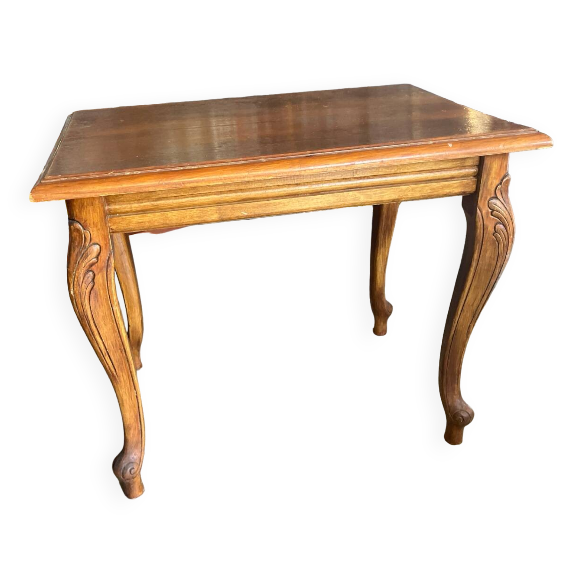 Wooden table, carved legs