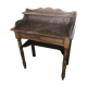 Table de toilette dessus marbre rouge