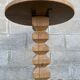 Table de bistrot en bois brut