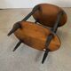 Gueridon double plateaux annees 50