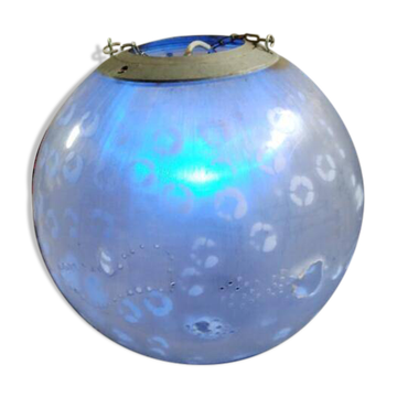 Ball lamp, unique piece created by an artist.