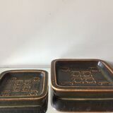 Set of 2 Bing & Grondahl Royal Copenhagen Stoneware bowls made in Denmark