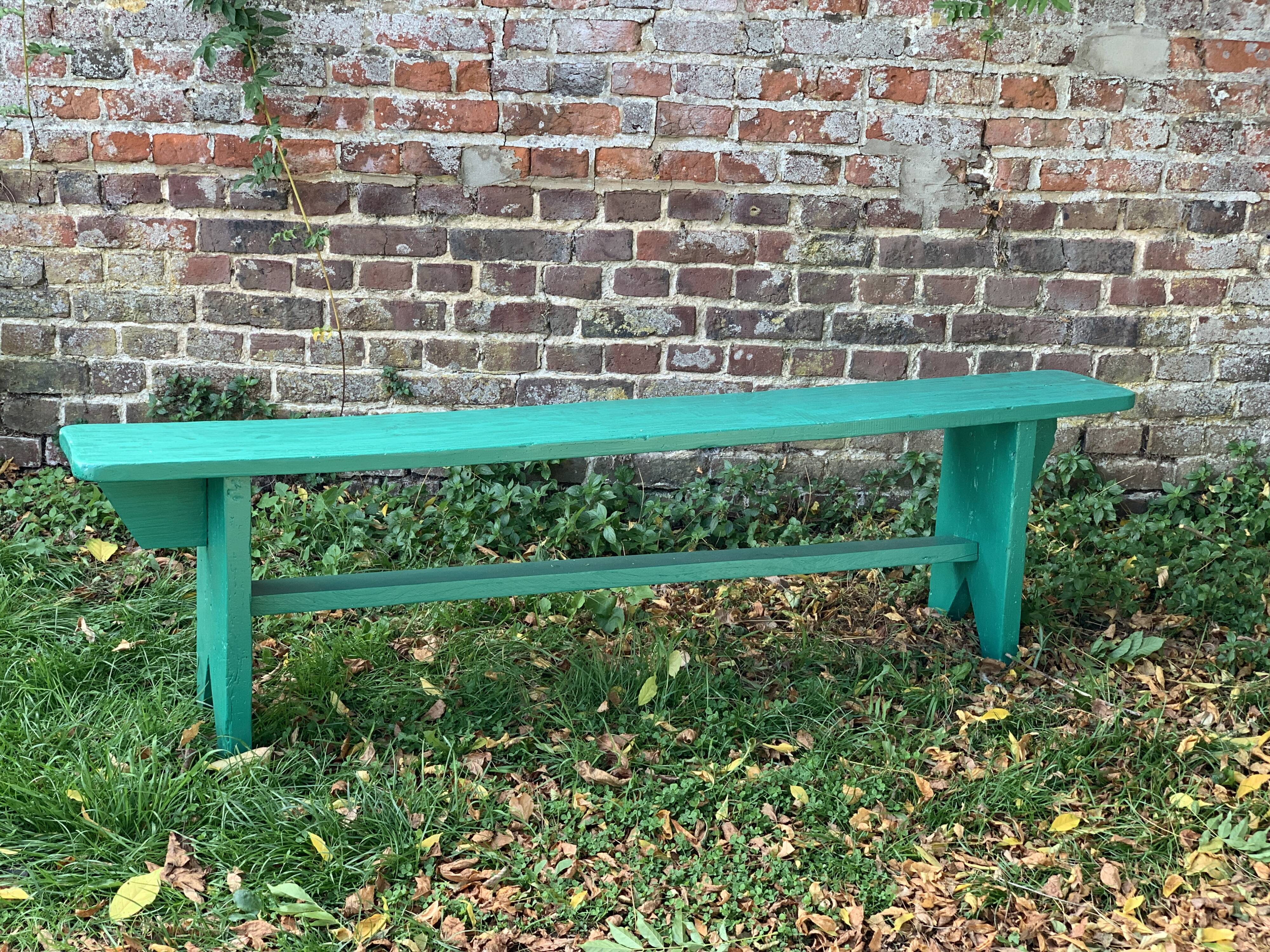Wooden bench
