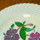 Plat de service motif fleurs