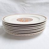 Flat plates Sarreguemines model Nomeny