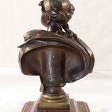 Bronze bust by Felix Pierre Richard 19th century