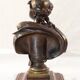 Buste en bronze par Felix Pierre Richard 19ème siècle