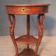 Side table with a swan neck.