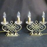 Paire de lampes Jules Leleu 1935