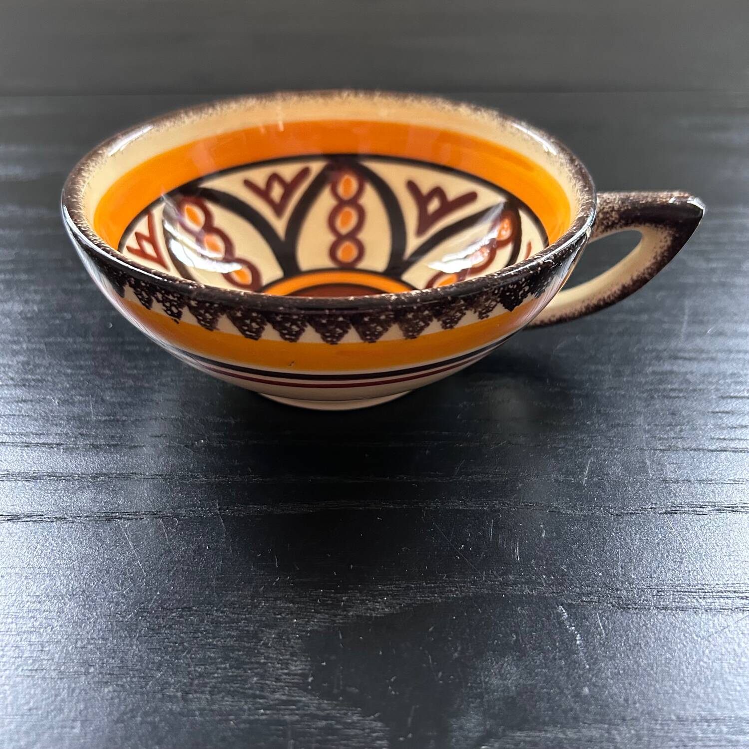 Old HB Quimper cider bowl