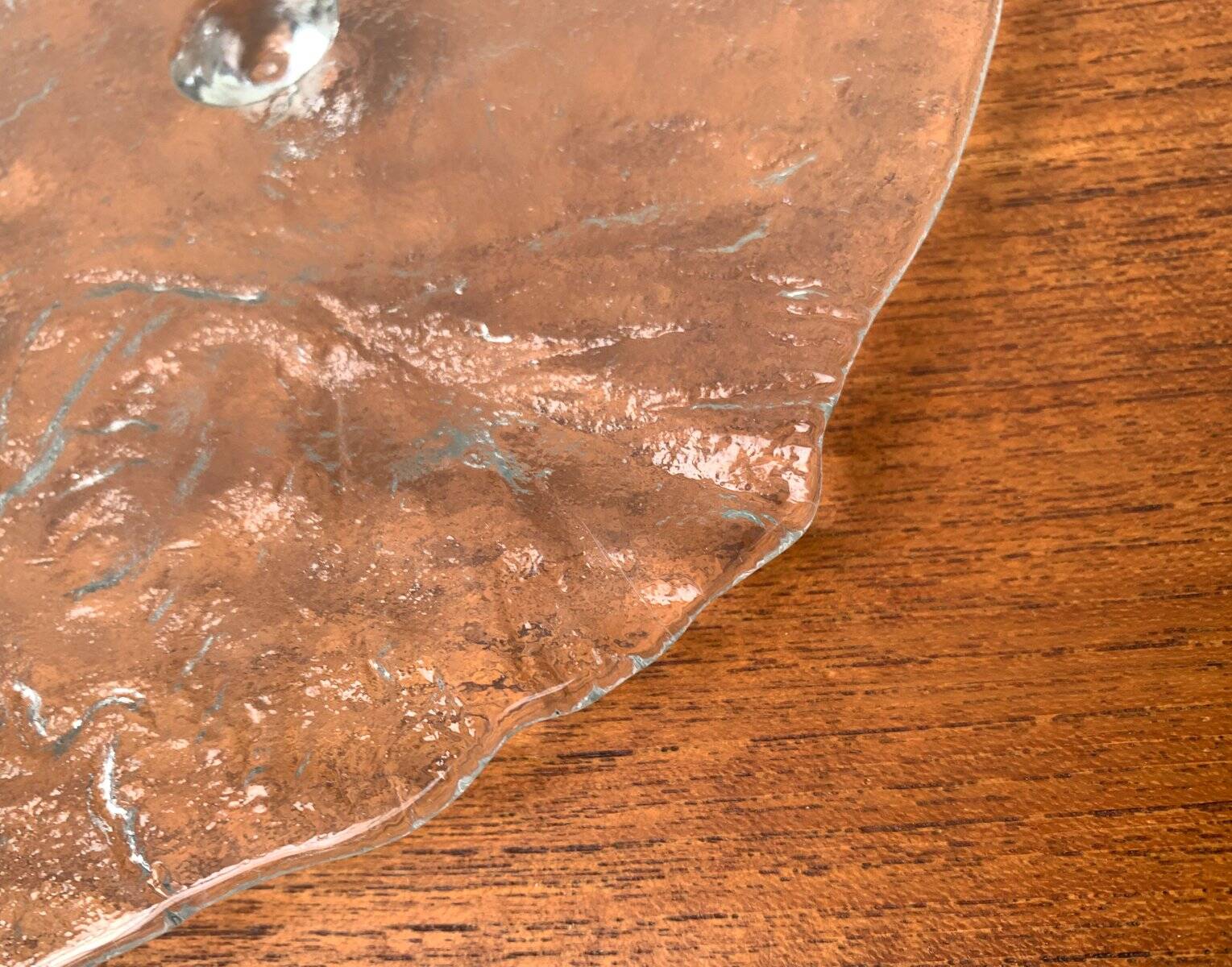 Vintage Swedish cake plate from Kosta Boda, 1970s.