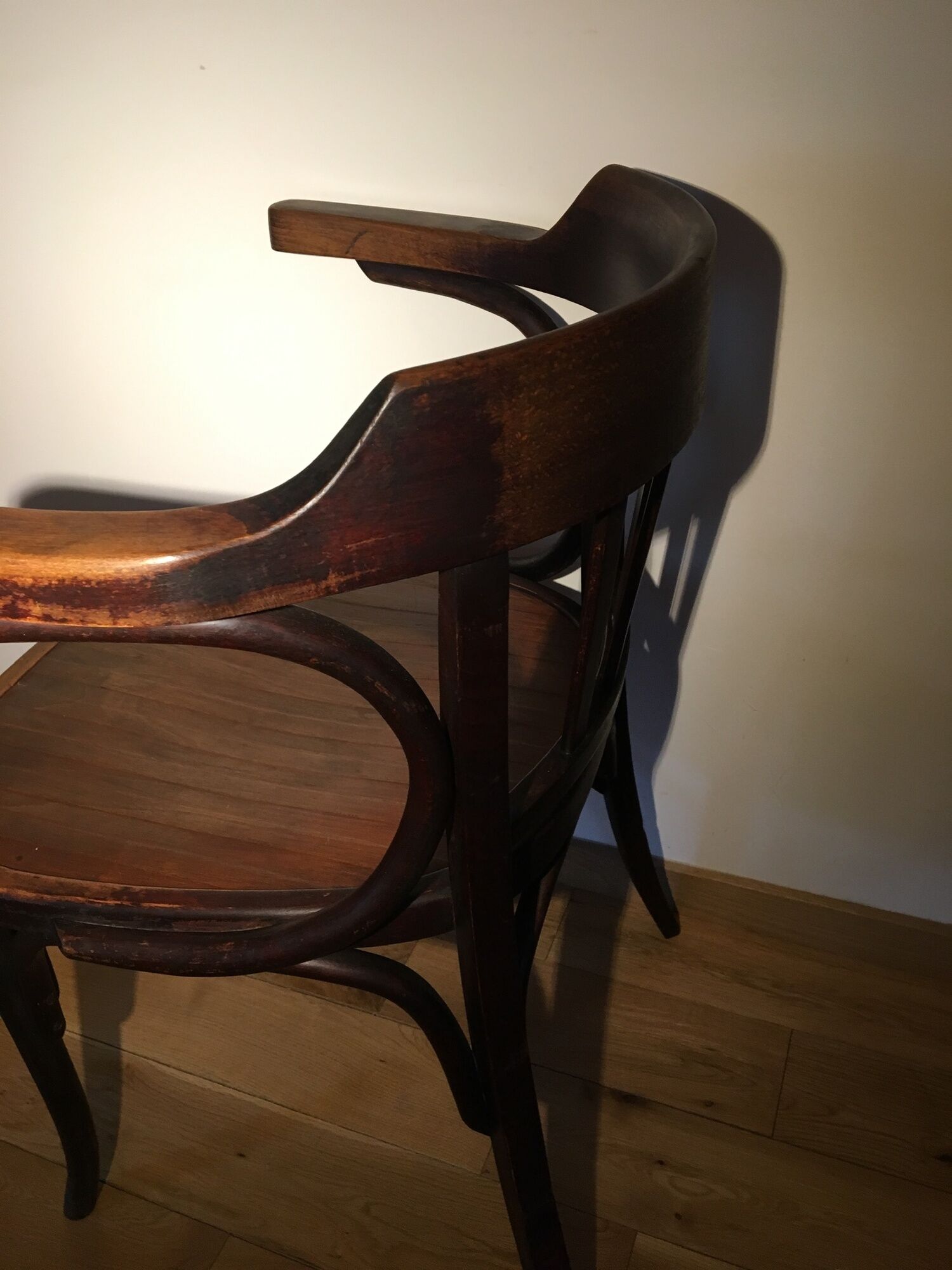 Armchair of workshop stamped Walter Baumann n * 22 - 1930