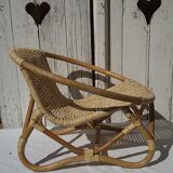 Child rattan chair