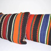 Set of 2 vintage kilim cushion covers 46x61 cm