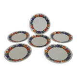 Set of 6 Villeroy & Boch gourmet plates - Acapulco model