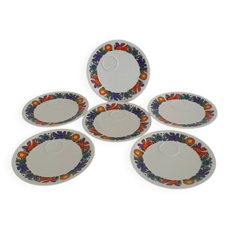 Set of 6 Villeroy & Boch gourmet plates - Acapulco model