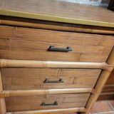 Bamboo chest of drawers