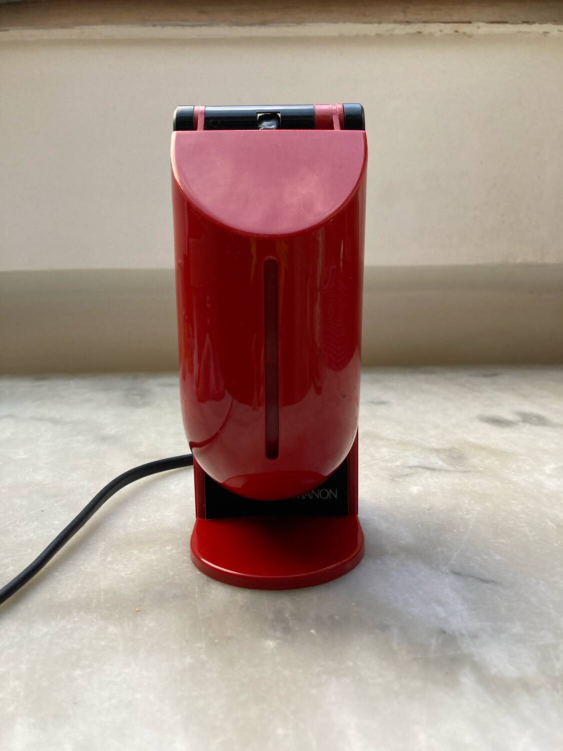 Tronconi red folding desk lamp vintage 70s