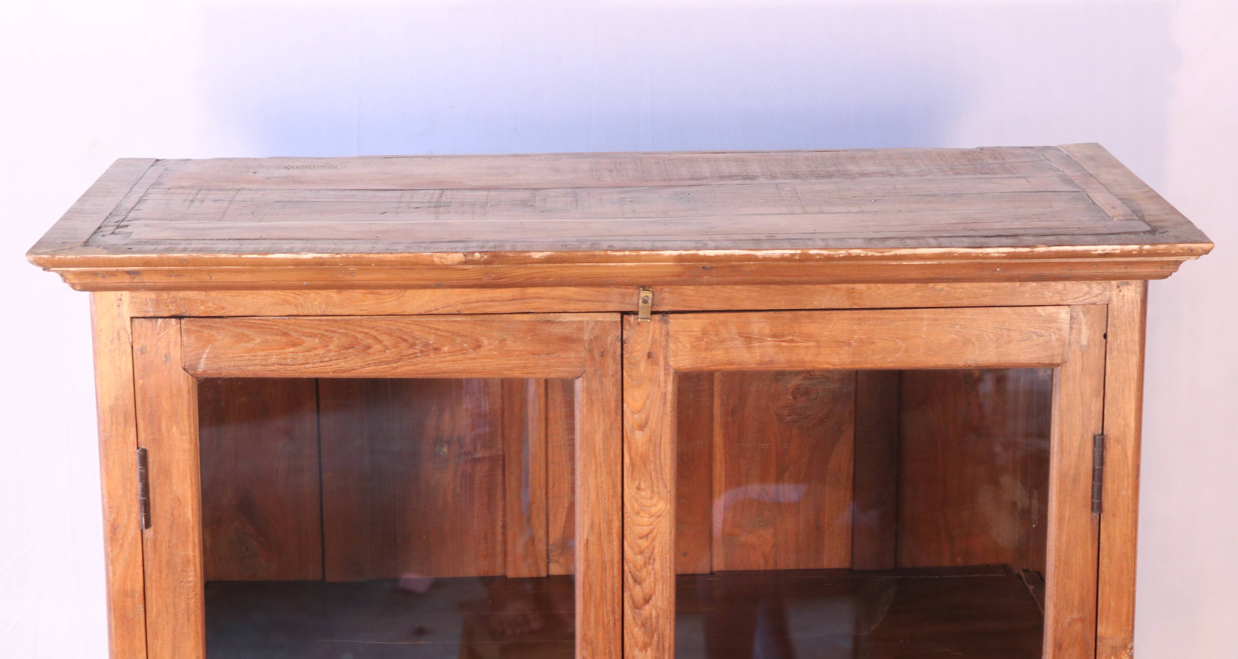 Burmese teak bookcase