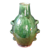 Varnished terracotta jar