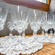 Lot de 6 verres à eau cristal d'arques modèle "Pompadour "