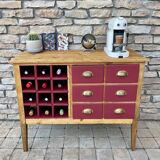 Old furniture by trade, 6 drawers and 12 bottle lockers