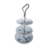 Display servant for cakes, aperitif, fruit, porcelain