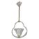 Charming Ercole Barovier Art Deco Chandelier, 'Bullicante' Glass Murano, 1940s