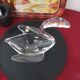 Vide-poche Cygne vintage en cristal Vanne le Châtel