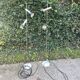 Paire de lampadaires par Alain Richard. Modèle A14