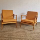 Pair of Scandinavian Yugoslavia armchairs