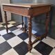 Ancienne table à écrire d'appoint bureau en bois massif