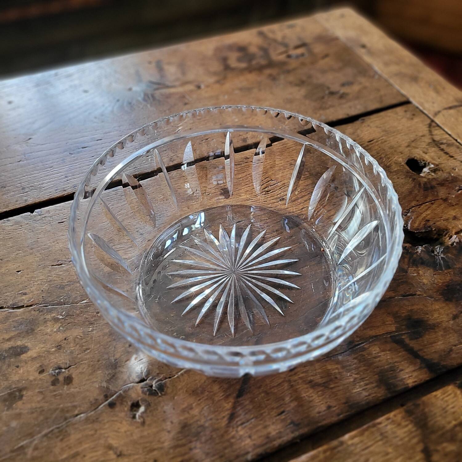 Cut crystal bowl – 1970s