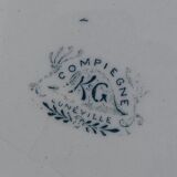 Dish or cake compiegne, terre de fer