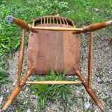 Set of 4 Windsor chairs in solid beech