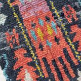 Berber carpet Boucherouite 126 x 269 cm